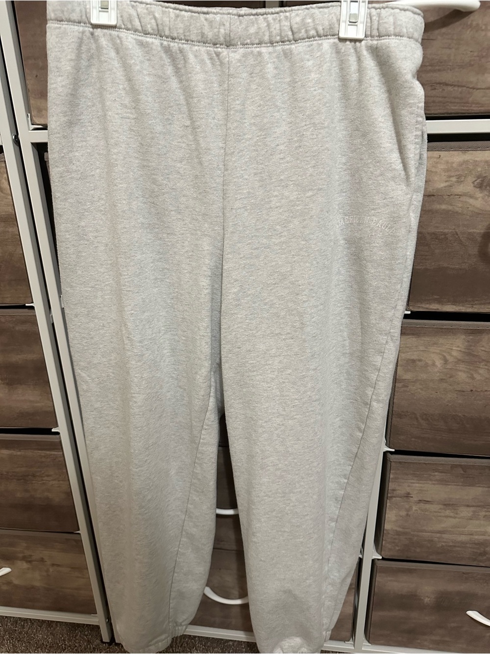 American Eagle Light Gray Sweatpants Size L